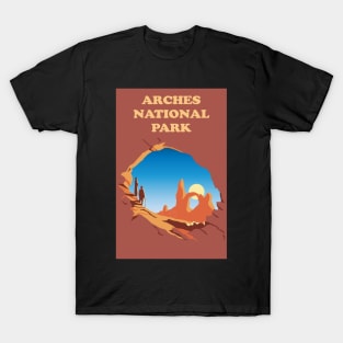 Arches National Park Minimalist T-Shirt